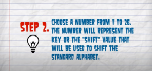 Choose a number that represents the "Key"